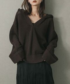 SENSE OF PLACE by URBAN RESEARCH / センスオブプレイス バイ アーバンリサーチ ニット・セーター | メッシュフーディーセーター