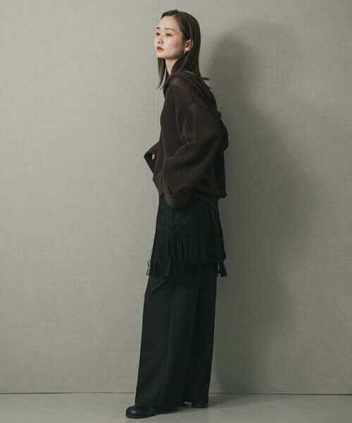 SENSE OF PLACE by URBAN RESEARCH / センスオブプレイス バイ アーバンリサーチ ニット・セーター | メッシュフーディーセーター | 詳細5