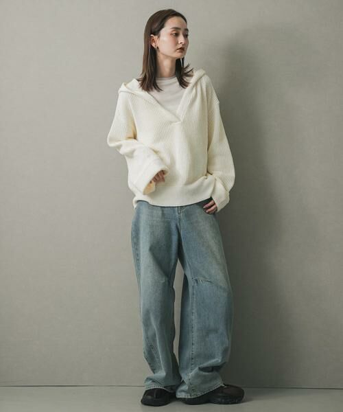 SENSE OF PLACE by URBAN RESEARCH / センスオブプレイス バイ アーバンリサーチ ニット・セーター | メッシュフーディーセーター | 詳細12