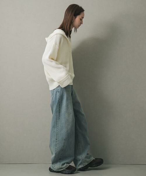SENSE OF PLACE by URBAN RESEARCH / センスオブプレイス バイ アーバンリサーチ ニット・セーター | メッシュフーディーセーター | 詳細13
