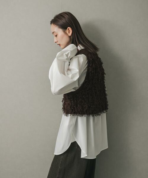 SENSE OF PLACE by URBAN RESEARCH / センスオブプレイス バイ アーバンリサーチ ベスト | ブラシヤーンループベスト | 詳細2