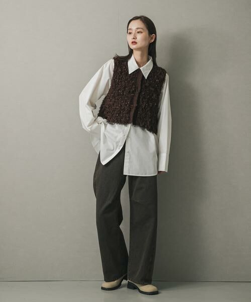 SENSE OF PLACE by URBAN RESEARCH / センスオブプレイス バイ アーバンリサーチ ベスト | ブラシヤーンループベスト | 詳細3