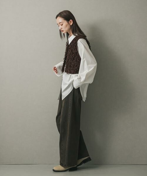 SENSE OF PLACE by URBAN RESEARCH / センスオブプレイス バイ アーバンリサーチ ベスト | ブラシヤーンループベスト | 詳細4