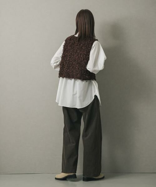 SENSE OF PLACE by URBAN RESEARCH / センスオブプレイス バイ アーバンリサーチ ベスト | ブラシヤーンループベスト | 詳細5