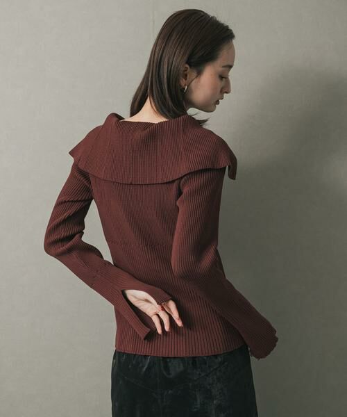 SENSE OF PLACE by URBAN RESEARCH / センスオブプレイス バイ アーバンリサーチ ニット・セーター | ビックカラージップセーター | 詳細2