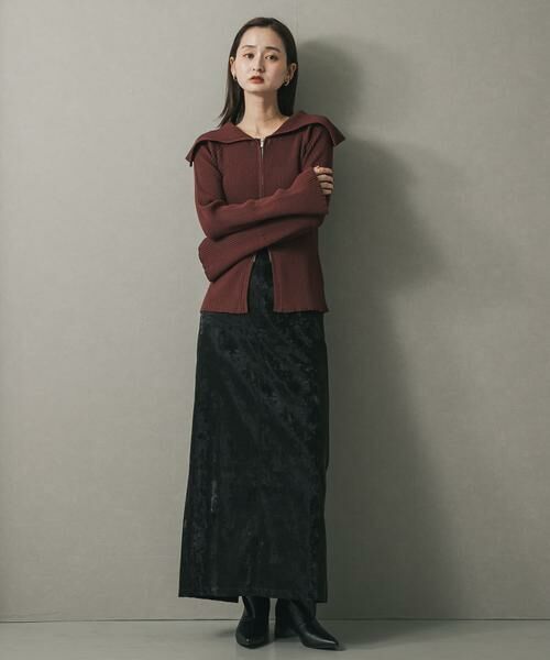 SENSE OF PLACE by URBAN RESEARCH / センスオブプレイス バイ アーバンリサーチ ニット・セーター | ビックカラージップセーター | 詳細3