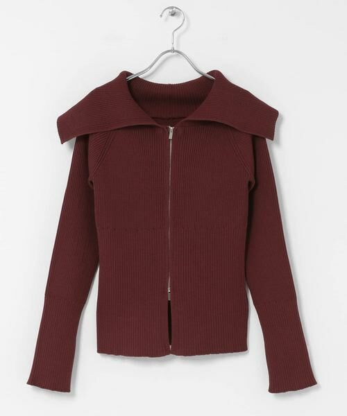 SENSE OF PLACE by URBAN RESEARCH / センスオブプレイス バイ アーバンリサーチ ニット・セーター | ビックカラージップセーター | 詳細4