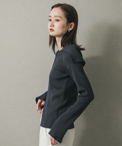 SENSE OF PLACE by URBAN RESEARCH / センスオブプレイス バイ アーバンリサーチ ニット・セーター | ビックカラージップセーター | 詳細12