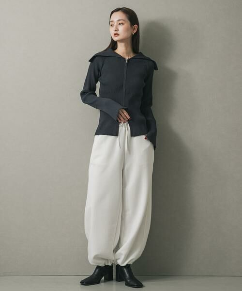 SENSE OF PLACE by URBAN RESEARCH / センスオブプレイス バイ アーバンリサーチ ニット・セーター | ビックカラージップセーター | 詳細14