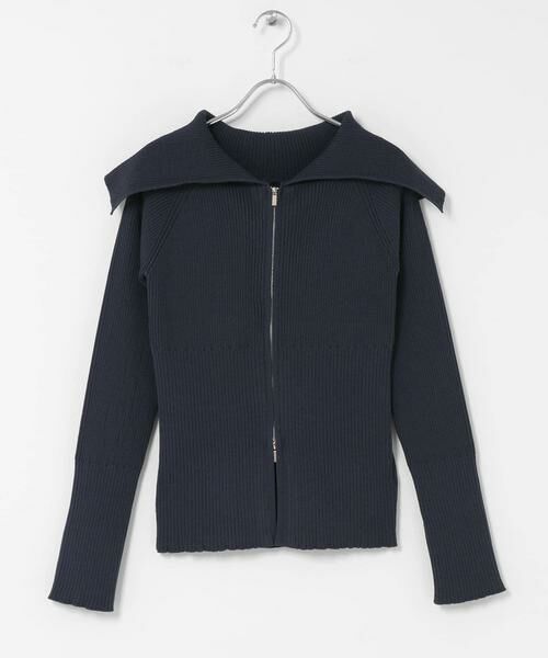 SENSE OF PLACE by URBAN RESEARCH / センスオブプレイス バイ アーバンリサーチ ニット・セーター | ビックカラージップセーター | 詳細16