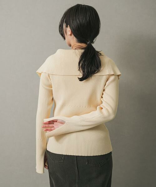 SENSE OF PLACE by URBAN RESEARCH / センスオブプレイス バイ アーバンリサーチ ニット・セーター | ビックカラージップセーター | 詳細20