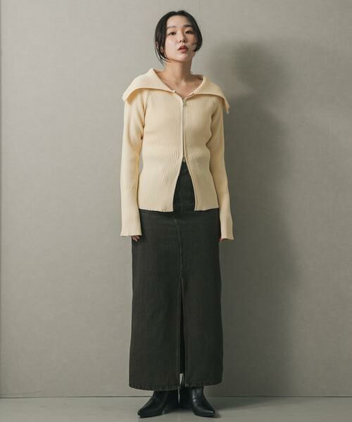 SENSE OF PLACE by URBAN RESEARCH / センスオブプレイス バイ アーバンリサーチ ニット・セーター | ビックカラージップセーター | 詳細21