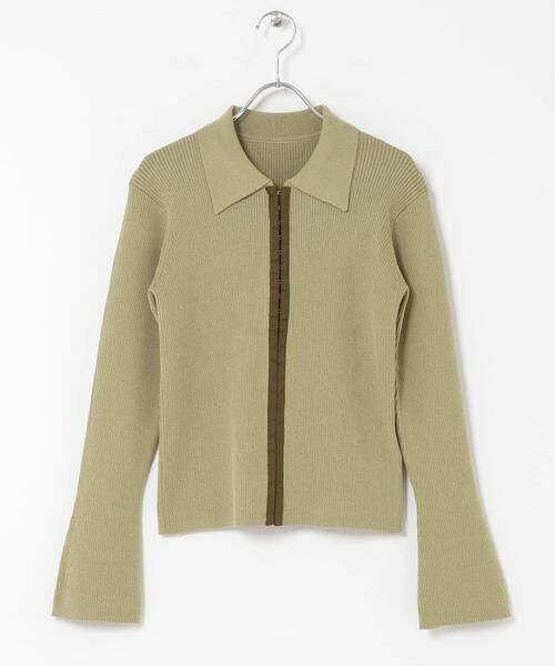 SENSE OF PLACE by URBAN RESEARCH / センスオブプレイス バイ アーバンリサーチ カーディガン・ボレロ | フロントホックエリツキコンパクトカーディガン | 詳細8