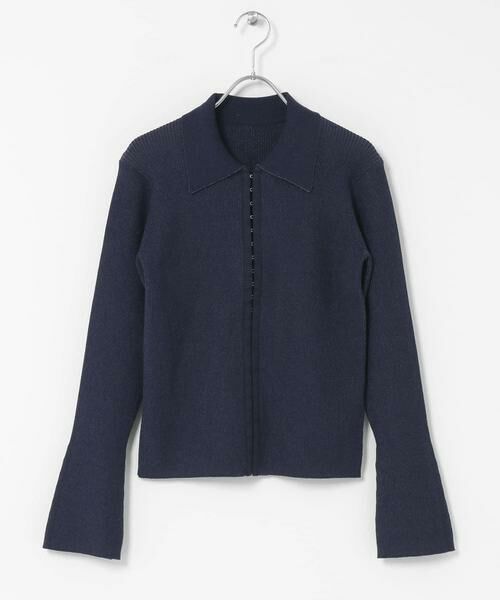 SENSE OF PLACE by URBAN RESEARCH / センスオブプレイス バイ アーバンリサーチ カーディガン・ボレロ | フロントホックエリツキコンパクトカーディガン | 詳細14