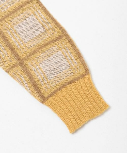 SENSE OF PLACE by URBAN RESEARCH / センスオブプレイス バイ アーバンリサーチ カーディガン・ボレロ | モヘアチェッククロップドカーディガン | 詳細6