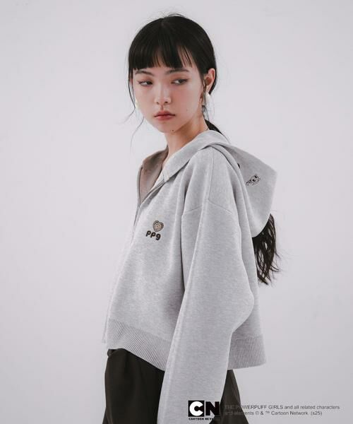 SENSE OF PLACE by URBAN RESEARCH / センスオブプレイス バイ アーバンリサーチ ニット・セーター | 『別注』PPG / SENSE OF PLACE　ZIPニットパーカー | 詳細4