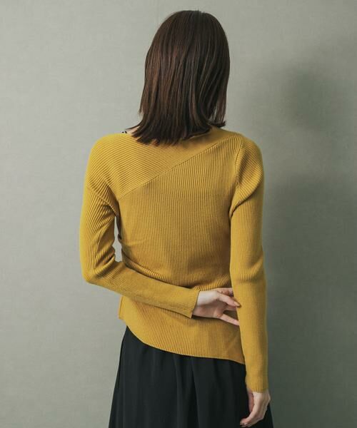 SENSE OF PLACE by URBAN RESEARCH / センスオブプレイス バイ アーバンリサーチ ニット・セーター | アシメデザインセーター | 詳細4