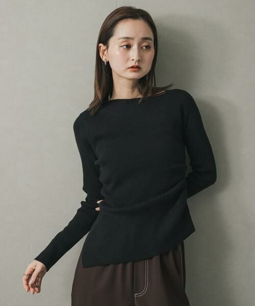 SENSE OF PLACE by URBAN RESEARCH / センスオブプレイス バイ アーバンリサーチ ニット・セーター | アシメデザインセーター | 詳細21