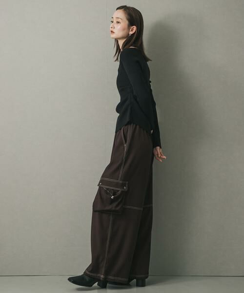 SENSE OF PLACE by URBAN RESEARCH / センスオブプレイス バイ アーバンリサーチ ニット・セーター | アシメデザインセーター | 詳細25