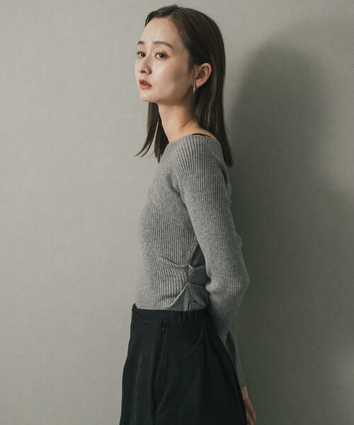SENSE OF PLACE by URBAN RESEARCH / センスオブプレイス バイ アーバンリサーチ ニット・セーター | アシメデザインセーター | 詳細30