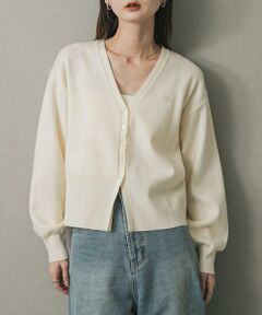SENSE OF PLACE by URBAN RESEARCH / センスオブプレイス バイ アーバンリサーチ カーディガン・ボレロ | 『WEB/一部店舗限定』プレートツキカーディガン