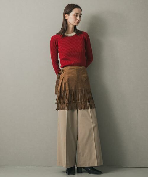 SENSE OF PLACE by URBAN RESEARCH / センスオブプレイス バイ アーバンリサーチ ニット・セーター | 『WEB限定』バイカラーコンパクトセーター | 詳細3