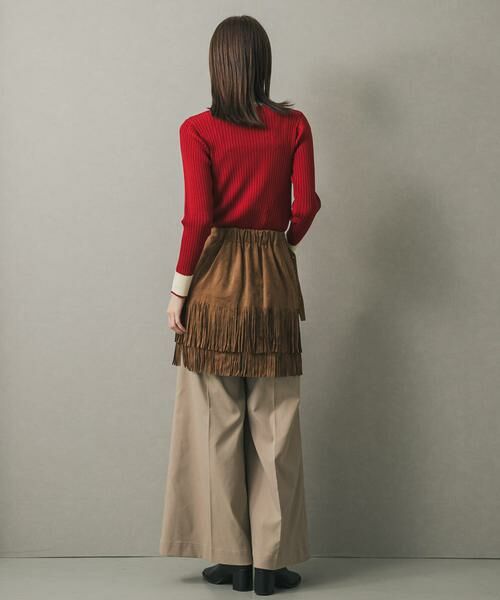 SENSE OF PLACE by URBAN RESEARCH / センスオブプレイス バイ アーバンリサーチ ニット・セーター | 『WEB限定』バイカラーコンパクトセーター | 詳細4