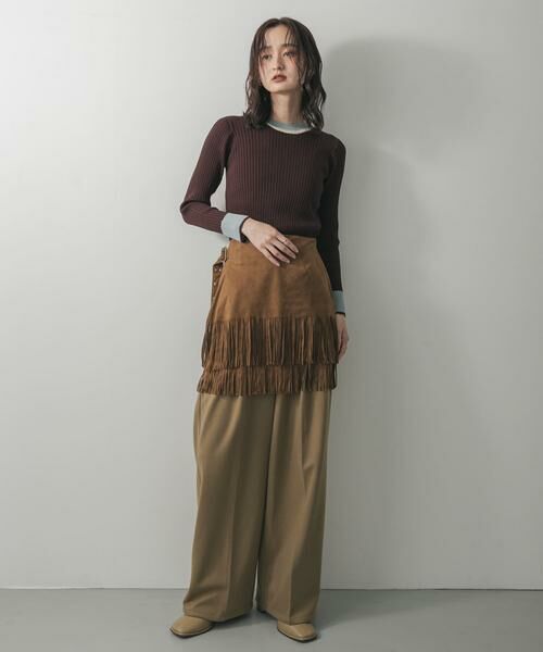 SENSE OF PLACE by URBAN RESEARCH / センスオブプレイス バイ アーバンリサーチ ニット・セーター | 『WEB限定』バイカラーコンパクトセーター | 詳細10