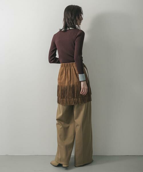 SENSE OF PLACE by URBAN RESEARCH / センスオブプレイス バイ アーバンリサーチ ニット・セーター | 『WEB限定』バイカラーコンパクトセーター | 詳細12