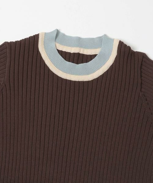 SENSE OF PLACE by URBAN RESEARCH / センスオブプレイス バイ アーバンリサーチ ニット・セーター | 『WEB限定』バイカラーコンパクトセーター | 詳細14