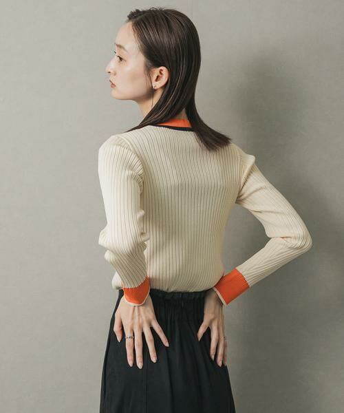 SENSE OF PLACE by URBAN RESEARCH / センスオブプレイス バイ アーバンリサーチ ニット・セーター | 『WEB限定』バイカラーコンパクトセーター | 詳細26