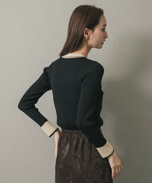 SENSE OF PLACE by URBAN RESEARCH / センスオブプレイス バイ アーバンリサーチ ニット・セーター | 『WEB限定』バイカラーコンパクトセーター | 詳細30