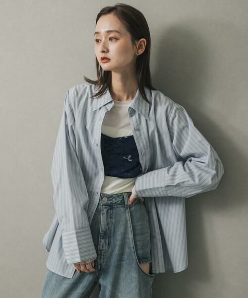 SENSE OF PLACE by URBAN RESEARCH / センスオブプレイス バイ アーバンリサーチ シャツ・ブラウス | スリットスリーブルーズシャツ | 詳細23