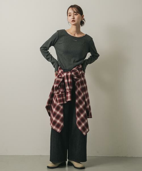 SENSE OF PLACE by URBAN RESEARCH / センスオブプレイス バイ アーバンリサーチ シャツ・ブラウス | オンブレチェックルーズシャツ | 詳細1