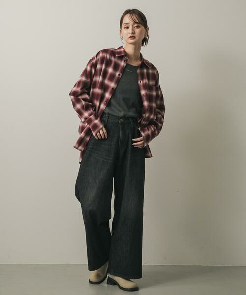 SENSE OF PLACE by URBAN RESEARCH / センスオブプレイス バイ アーバンリサーチ シャツ・ブラウス | オンブレチェックルーズシャツ | 詳細6