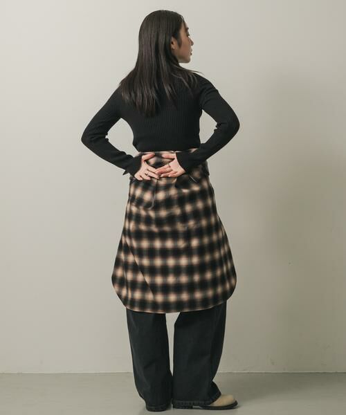 SENSE OF PLACE by URBAN RESEARCH / センスオブプレイス バイ アーバンリサーチ シャツ・ブラウス | オンブレチェックルーズシャツ | 詳細18