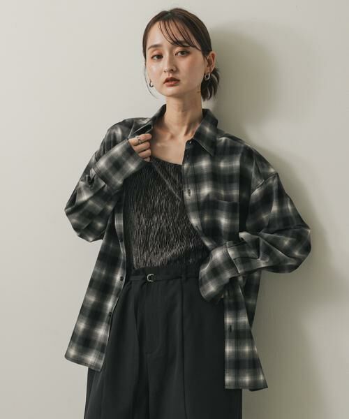SENSE OF PLACE by URBAN RESEARCH / センスオブプレイス バイ アーバンリサーチ シャツ・ブラウス | オンブレチェックルーズシャツ | 詳細24