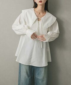 SENSE OF PLACE by URBAN RESEARCH / センスオブプレイス バイ アーバンリサーチ シャツ・ブラウス | ビッグカラーカフスプリーツブラウス