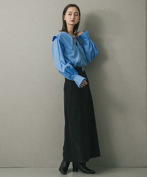 SENSE OF PLACE by URBAN RESEARCH / センスオブプレイス バイ アーバンリサーチ シャツ・ブラウス | ビッグカラーカフスプリーツブラウス | 詳細4