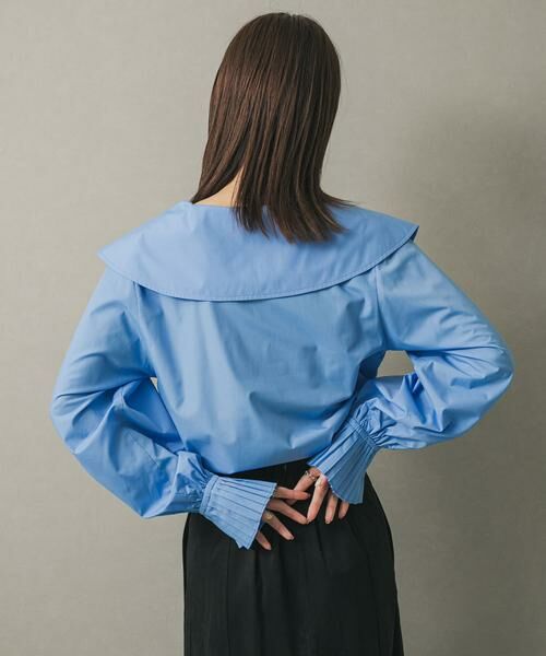 SENSE OF PLACE by URBAN RESEARCH / センスオブプレイス バイ アーバンリサーチ シャツ・ブラウス | ビッグカラーカフスプリーツブラウス | 詳細6