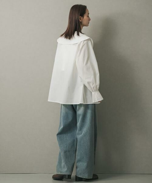 SENSE OF PLACE by URBAN RESEARCH / センスオブプレイス バイ アーバンリサーチ シャツ・ブラウス | ビッグカラーカフスプリーツブラウス | 詳細19