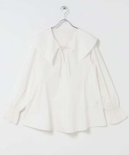 SENSE OF PLACE by URBAN RESEARCH / センスオブプレイス バイ アーバンリサーチ シャツ・ブラウス | ビッグカラーカフスプリーツブラウス | 詳細20