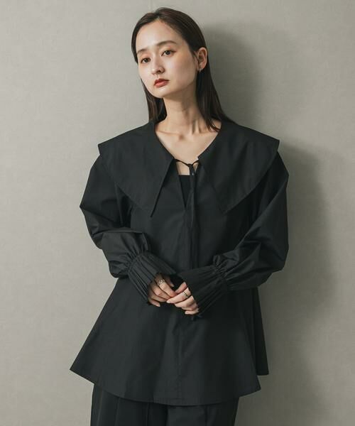 SENSE OF PLACE by URBAN RESEARCH / センスオブプレイス バイ アーバンリサーチ シャツ・ブラウス | ビッグカラーカフスプリーツブラウス | 詳細22