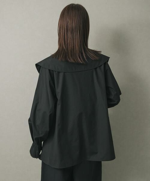 SENSE OF PLACE by URBAN RESEARCH / センスオブプレイス バイ アーバンリサーチ シャツ・ブラウス | ビッグカラーカフスプリーツブラウス | 詳細24