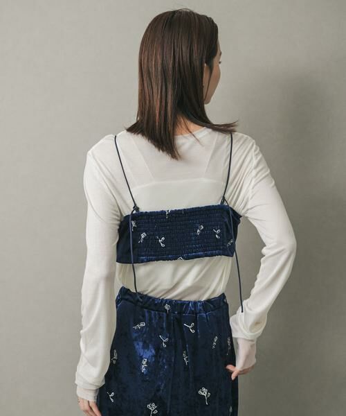 SENSE OF PLACE by URBAN RESEARCH / センスオブプレイス バイ アーバンリサーチ その他トップス | ベロアシシュウブラビスチェ | 詳細3