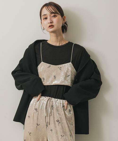 SENSE OF PLACE by URBAN RESEARCH / センスオブプレイス バイ アーバンリサーチ その他トップス | ベロアシシュウブラビスチェ | 詳細12