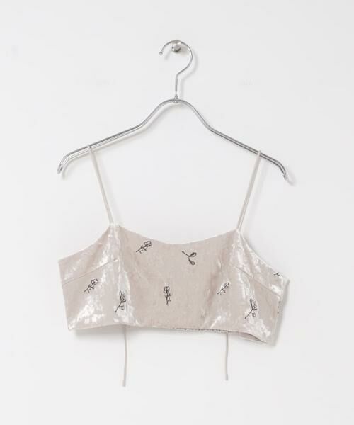 SENSE OF PLACE by URBAN RESEARCH / センスオブプレイス バイ アーバンリサーチ その他トップス | ベロアシシュウブラビスチェ | 詳細14