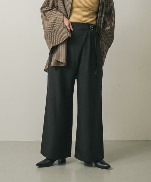 SENSE OF PLACE by URBAN RESEARCH / センスオブプレイス バイ アーバンリサーチ その他パンツ | ベルトデザインスラックス | 詳細1