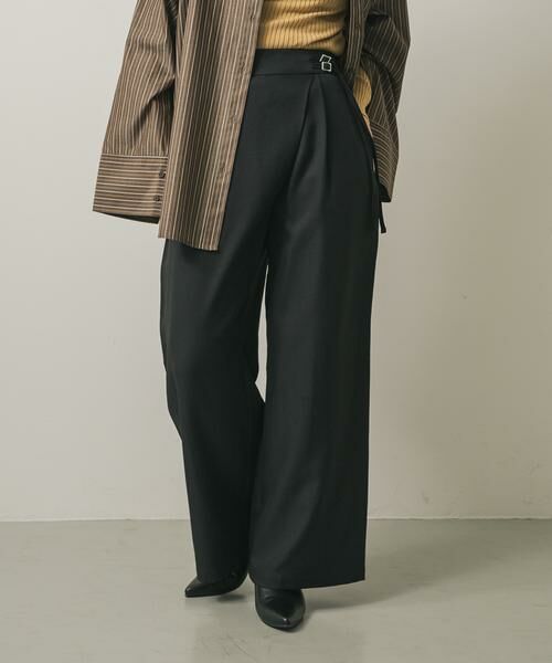 SENSE OF PLACE by URBAN RESEARCH / センスオブプレイス バイ アーバンリサーチ その他パンツ | ベルトデザインスラックス | 詳細2
