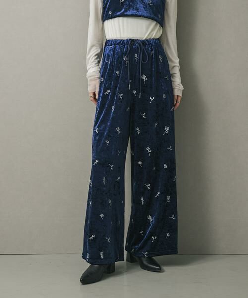 SENSE OF PLACE by URBAN RESEARCH / センスオブプレイス バイ アーバンリサーチ その他パンツ | ベロアシシュウパンツ | 詳細1